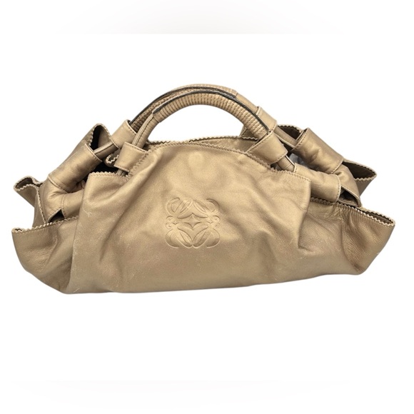 Loewe Napa Aire Cream Anagram Leather Handbag - Picture 5 of 16